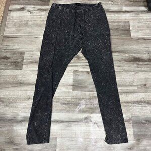 LTS Athletic High Rise 7/8 Ankle Marble Dye Yoga Pants Grey NWT Women’s Size 22